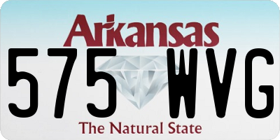 AR license plate 575WVG