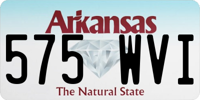 AR license plate 575WVI