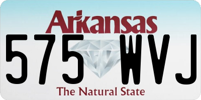 AR license plate 575WVJ
