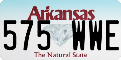 AR license plate 575WWE