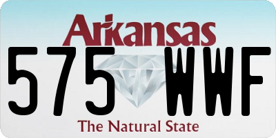 AR license plate 575WWF