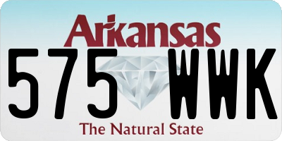 AR license plate 575WWK