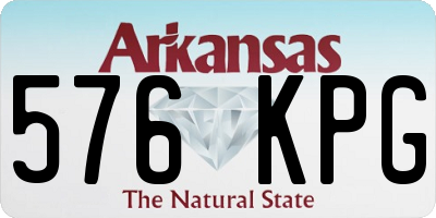 AR license plate 576KPG