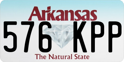 AR license plate 576KPP