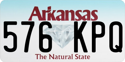 AR license plate 576KPQ