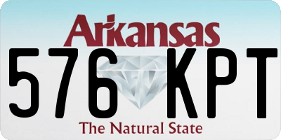 AR license plate 576KPT