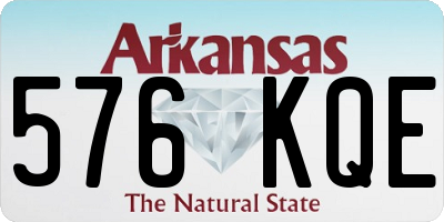 AR license plate 576KQE
