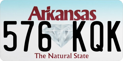 AR license plate 576KQK