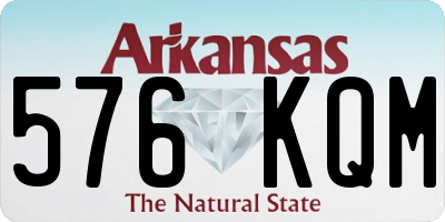AR license plate 576KQM