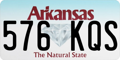 AR license plate 576KQS