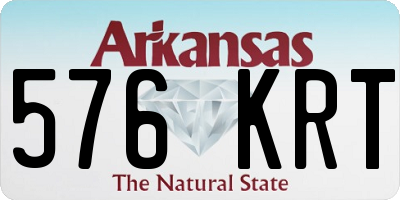 AR license plate 576KRT