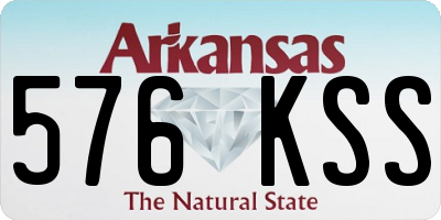 AR license plate 576KSS