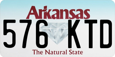AR license plate 576KTD