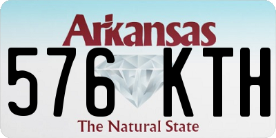 AR license plate 576KTH