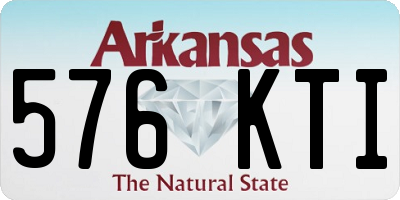 AR license plate 576KTI