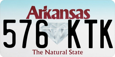 AR license plate 576KTK