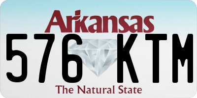 AR license plate 576KTM