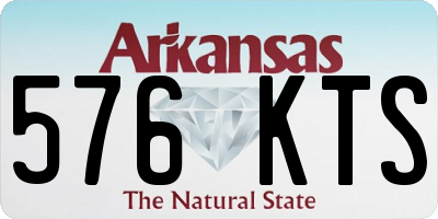 AR license plate 576KTS
