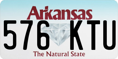 AR license plate 576KTU