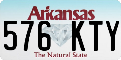 AR license plate 576KTY