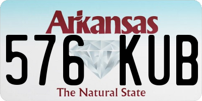 AR license plate 576KUB