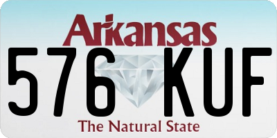 AR license plate 576KUF