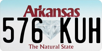 AR license plate 576KUH
