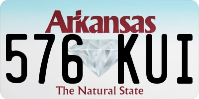 AR license plate 576KUI