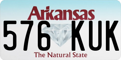 AR license plate 576KUK