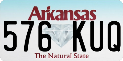 AR license plate 576KUQ