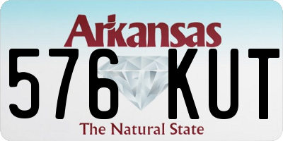 AR license plate 576KUT
