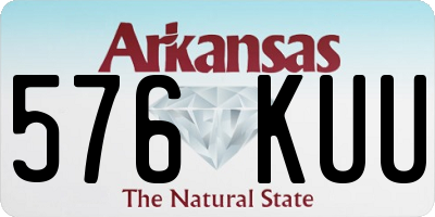 AR license plate 576KUU