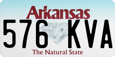 AR license plate 576KVA