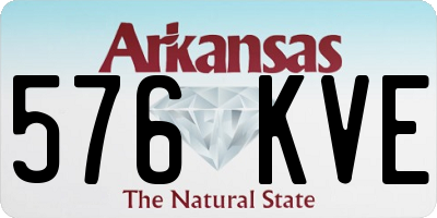 AR license plate 576KVE