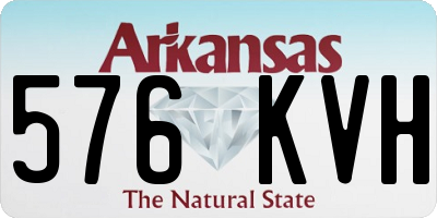 AR license plate 576KVH