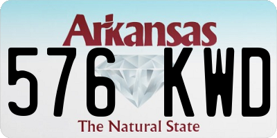 AR license plate 576KWD