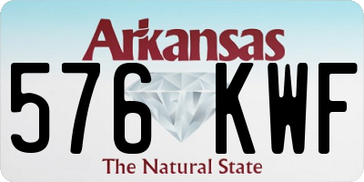 AR license plate 576KWF