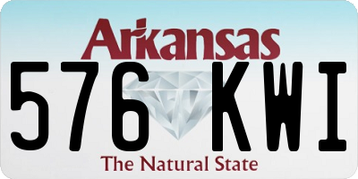 AR license plate 576KWI