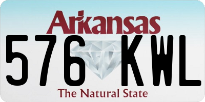 AR license plate 576KWL