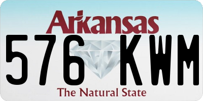 AR license plate 576KWM