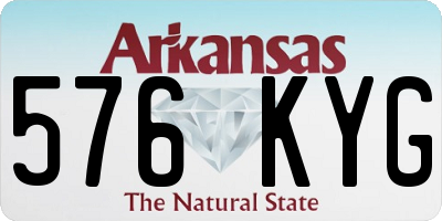 AR license plate 576KYG