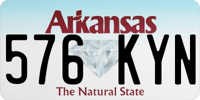 AR license plate 576KYN