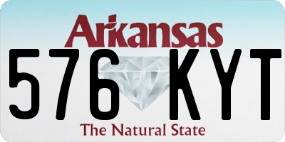 AR license plate 576KYT