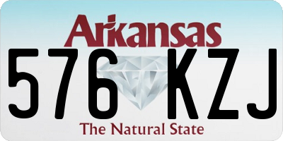 AR license plate 576KZJ