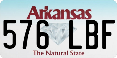 AR license plate 576LBF