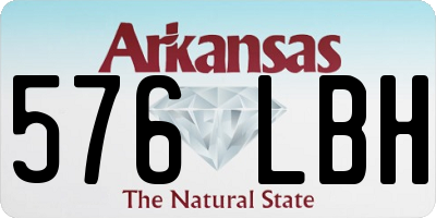 AR license plate 576LBH