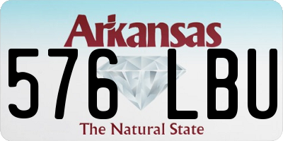 AR license plate 576LBU