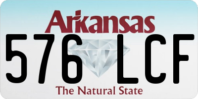 AR license plate 576LCF