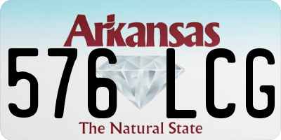 AR license plate 576LCG