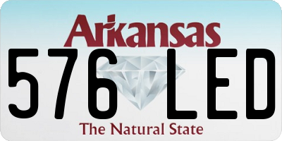 AR license plate 576LED